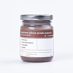 Graphene-silicon anode material